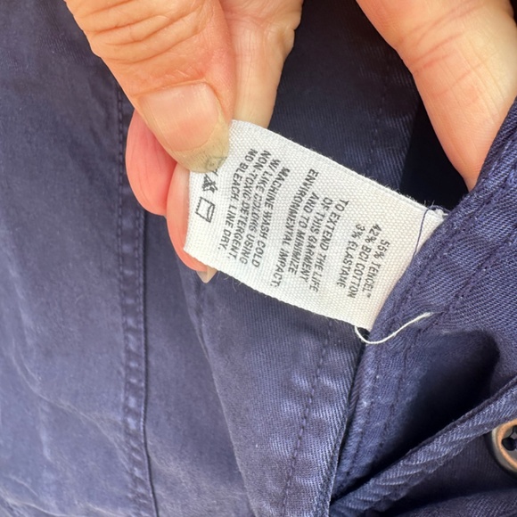 Alex Mill standard long sleeve jumpsuit, Blue Long sleeve utility size XL - Picture 5 of 6